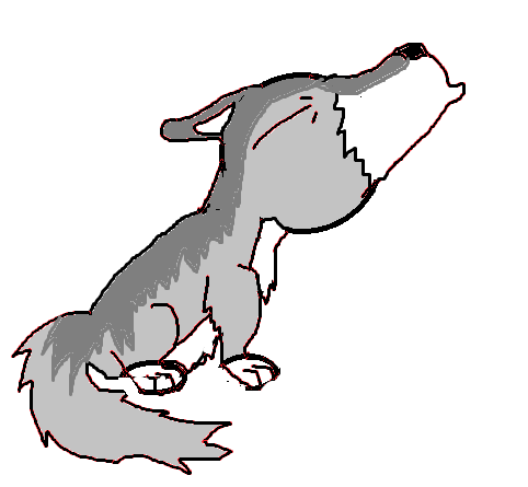 Cartoon Wolf Howling - ClipArt Best