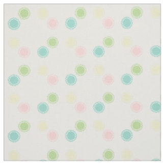 Pastel Polka Dots Fabric | Zazzle