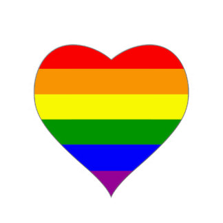 Gay Flag Heart - ClipArt Best