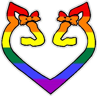 Gay Flag Heart - ClipArt Best