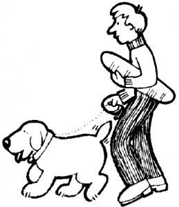 Walk The Dog Clip Art Download