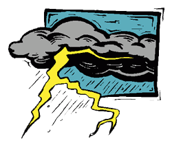 Thunder storm clip art