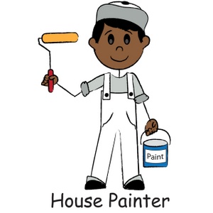 Painter Clipart Image - Ethnic Painter