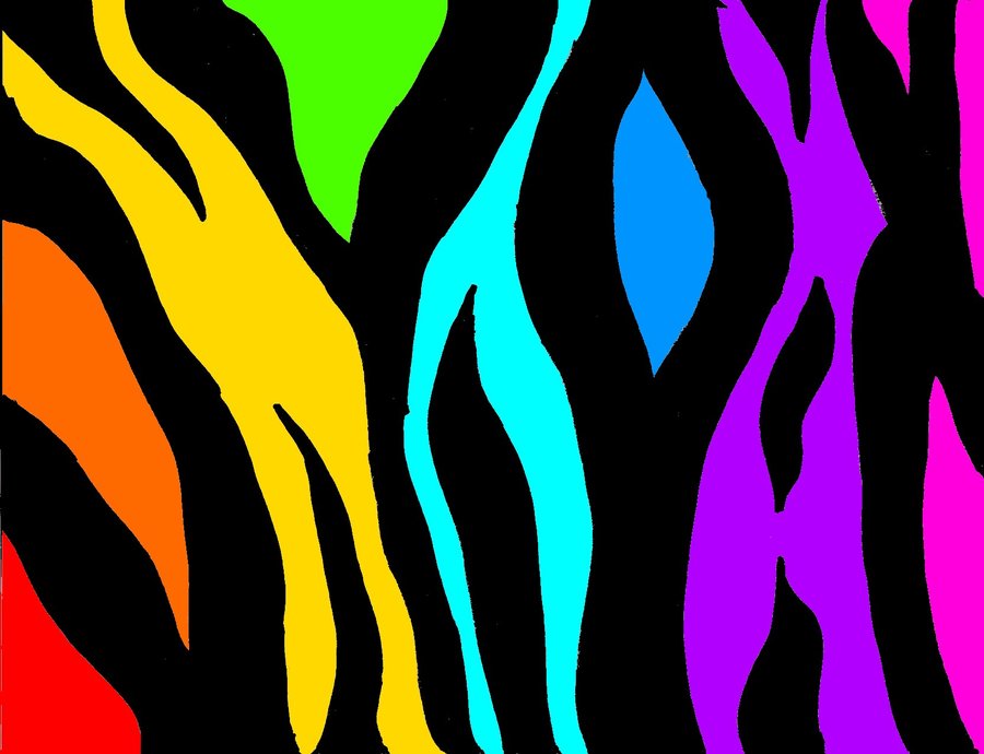 rainbow zebra stripes by smaymay15 on DeviantArt