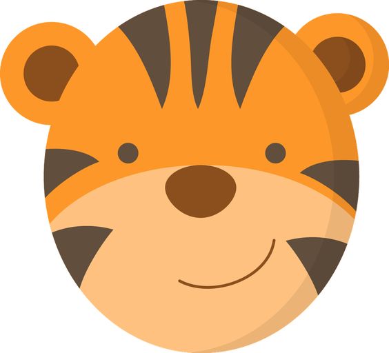 Clip art, Tigers and Tiger face