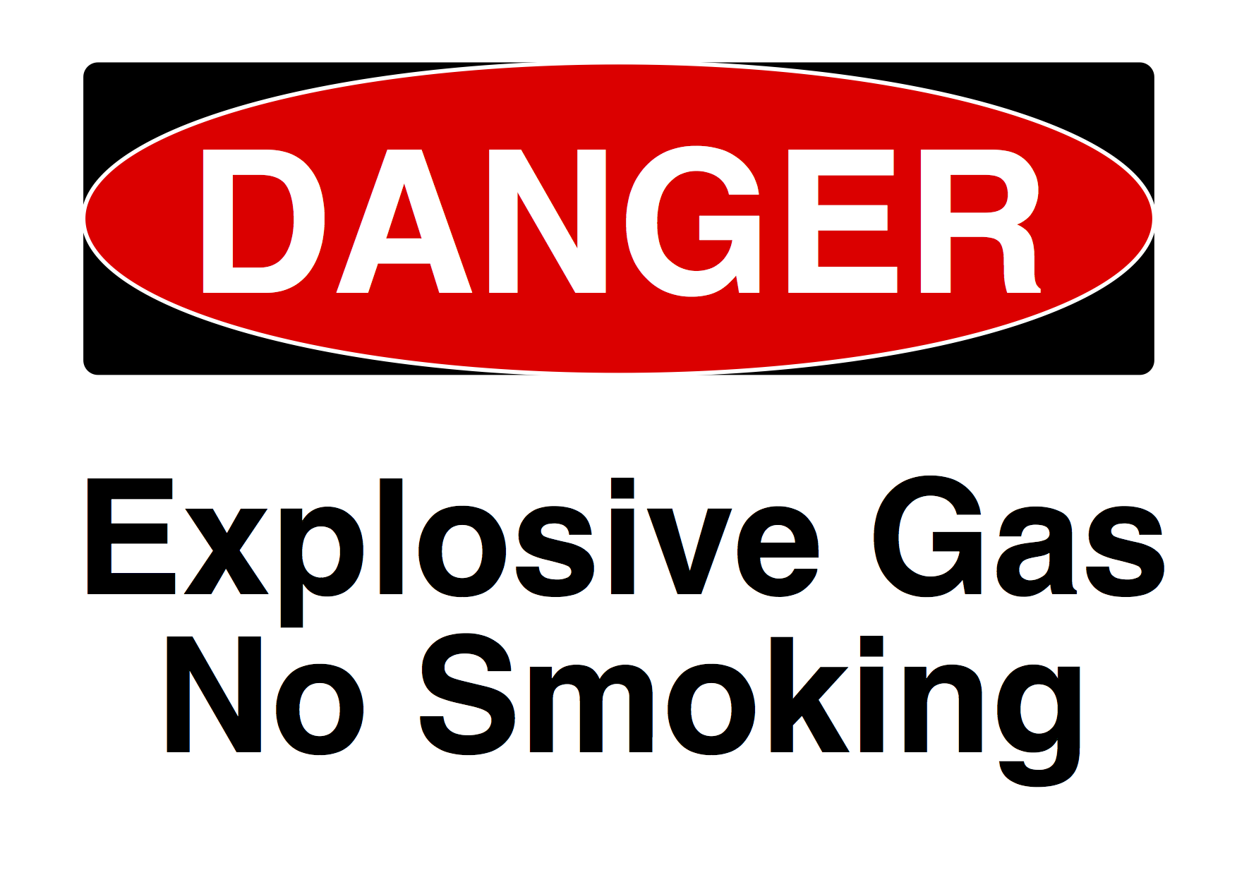 Risk of Explosion Sign - KJ Signs Online Store