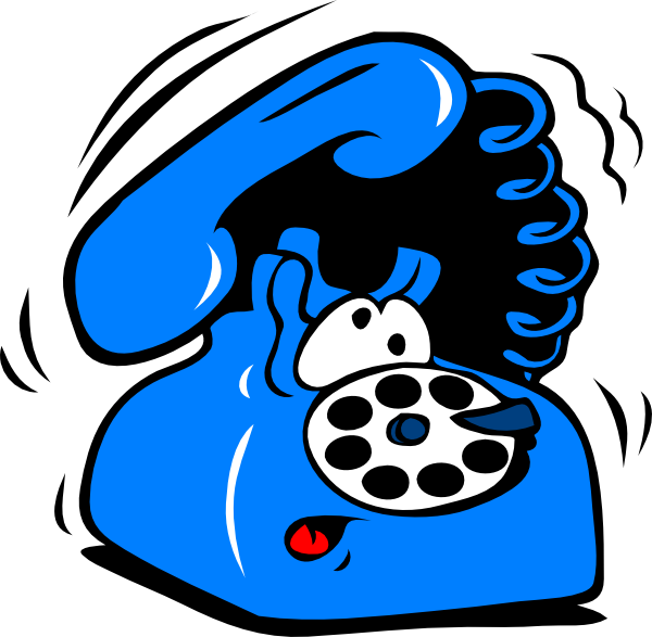 Ringing Phone clip art - vector clip art online, royalty free ...