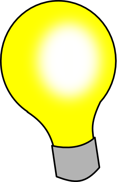 Light Bulb clip art - vector clip art online, royalty free ...