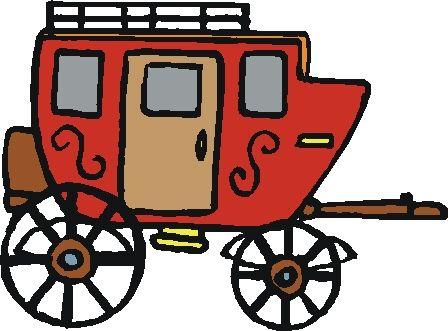 Western Clip Art - stagecoach - Free Clipart Images