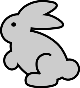 Bunny Clipart Black And White - Free Clipart Images