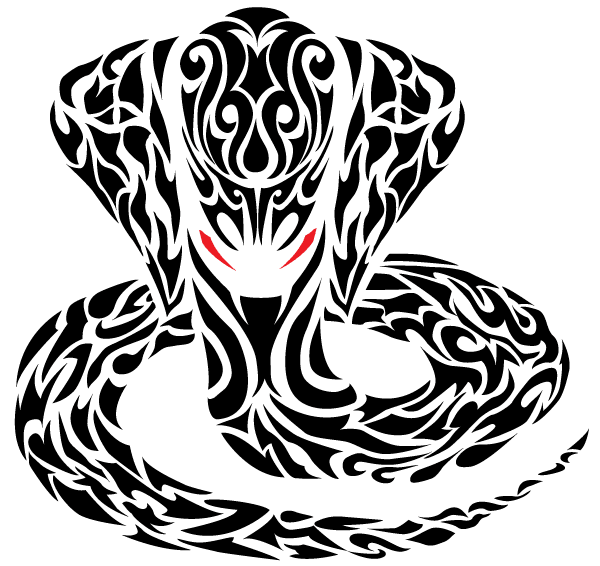 Vector Tribal Cobra Snake Tattoo | Download Free Vector Art | Free ...