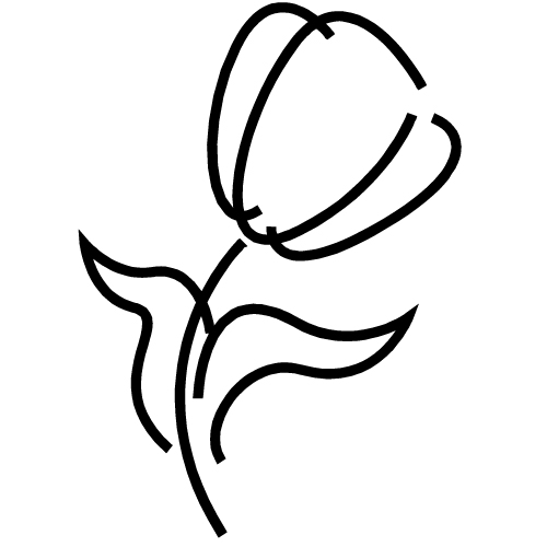Flower Clip Art Outline