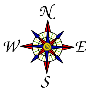 Clipart compass rose free