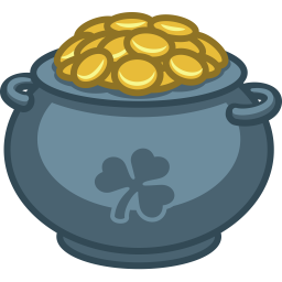 Free Pot of Gold Clip Art