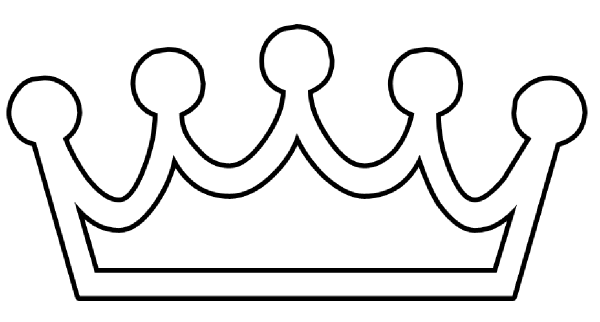 princess tiara clip art outline