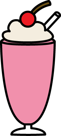 Strawberry Milkshake Clip Art - Strawberry Milkshake Image