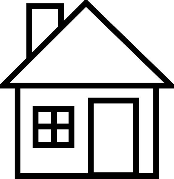 School House Clip Art Black And White - Free ...