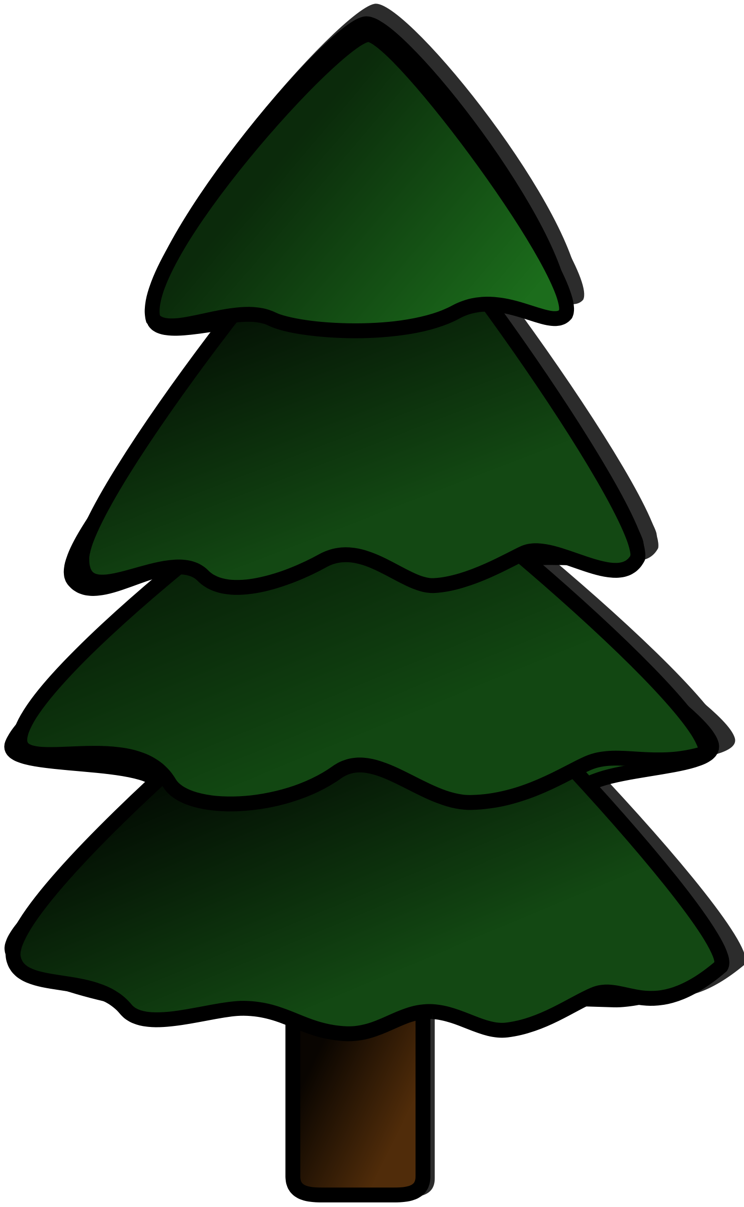 Clip Art Pine Tree