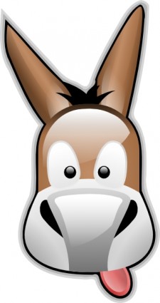 Babyb Gnu clip art Free Vector