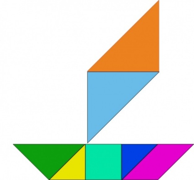 Tangram-34 clip art | Download free Vector