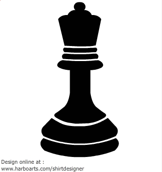 chess piece queen clipart