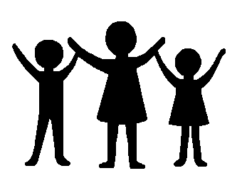 People Clip Art - Black Silhouettes - Free People Clip Art