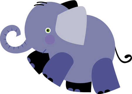 Stock Illustration - Drawing of an elephant