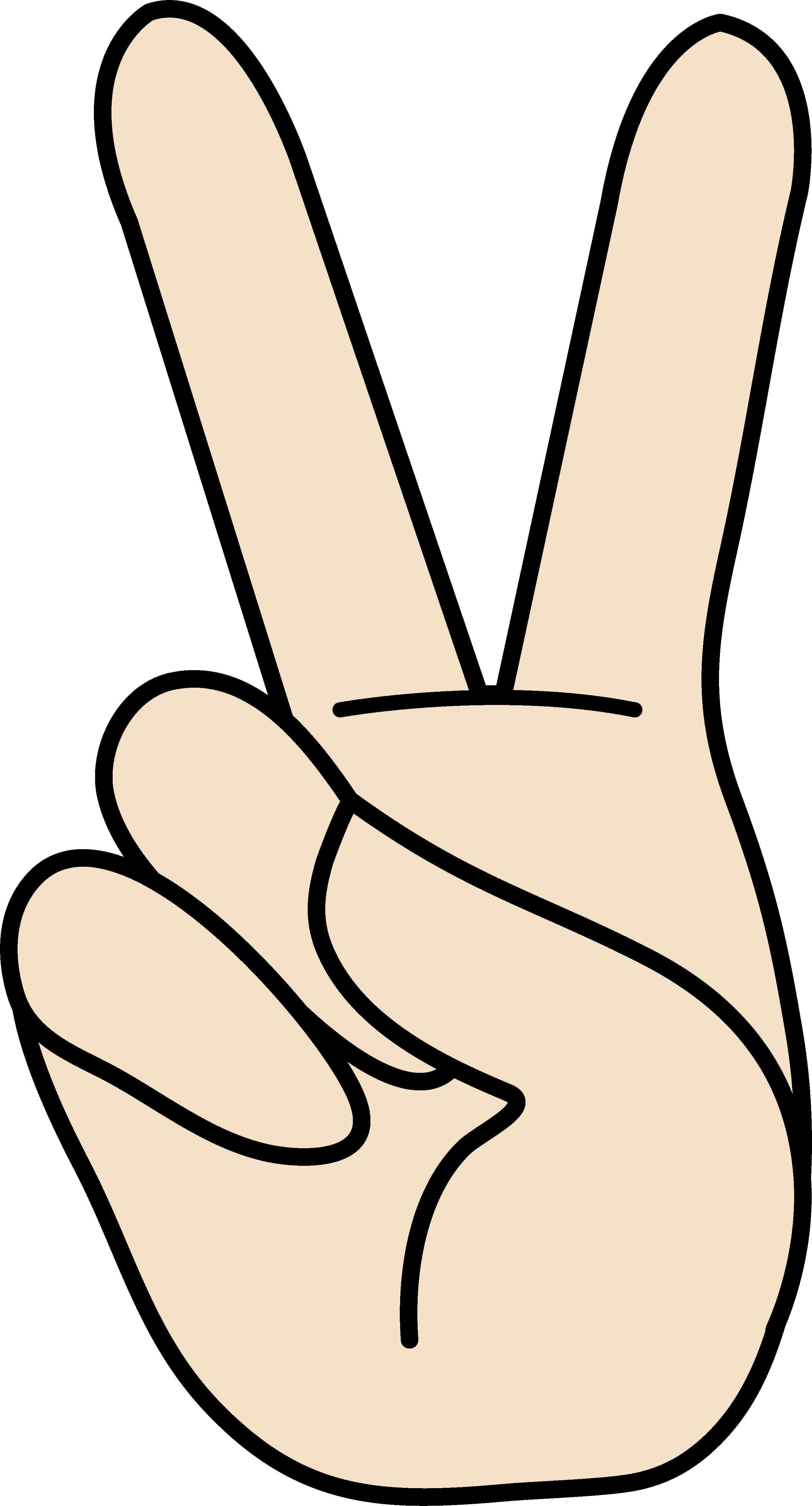 Two Finger Clipart - Free Clipart Images