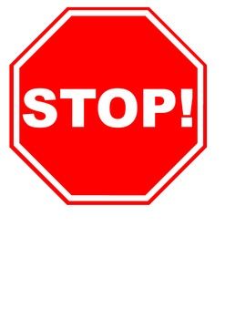 Stop and Go Classroom Management Signs