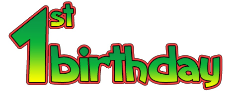 1st Birthday Clip Art