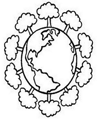 Earth Day Coloring Pages | Earth ...