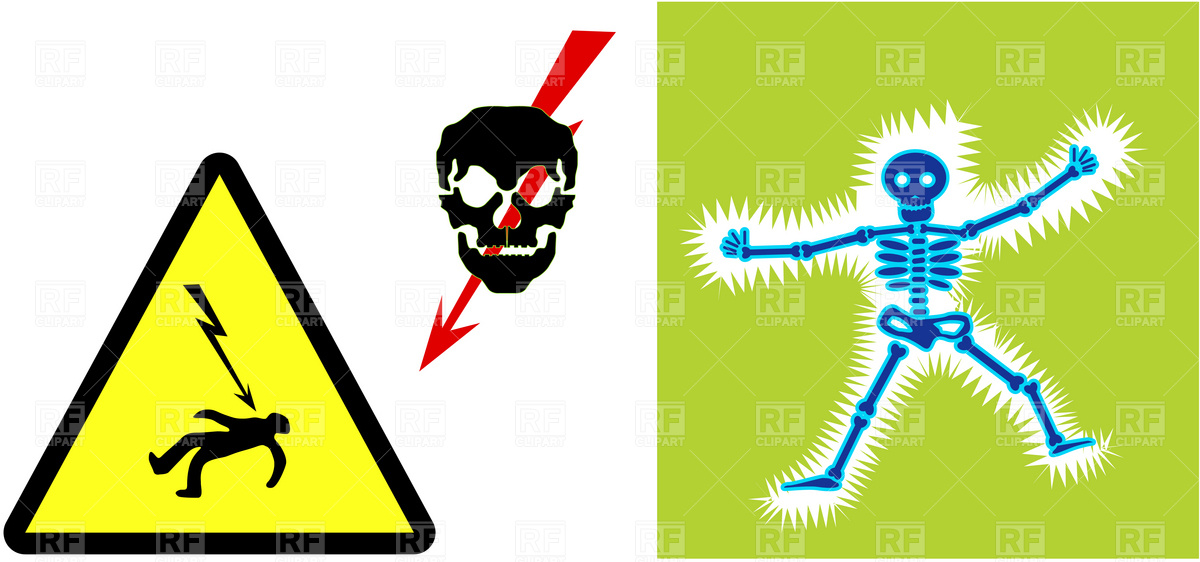 High voltage clip art