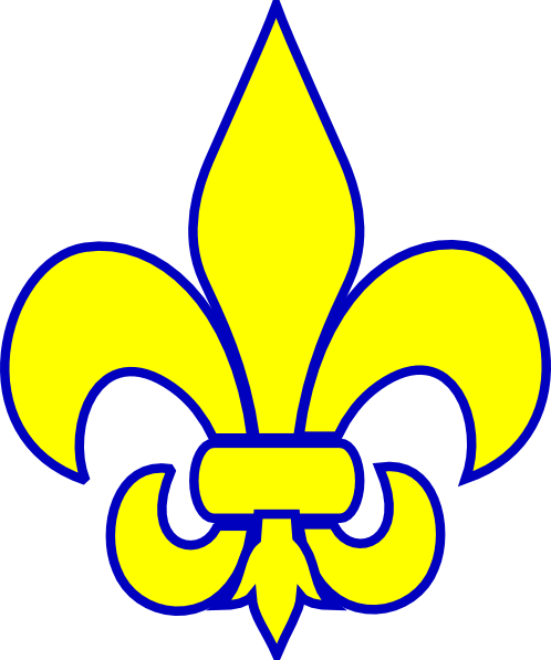 Boy scout fleur de lis clip art