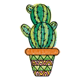 Cactus drawing design - Vector download