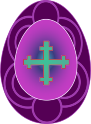 Pysanka Egg 1 - vector Clip Art