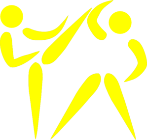 Yellow Taekwondo Logo clip art - vector clip art online, royalty ...