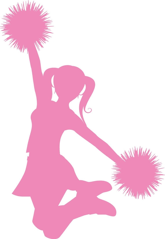 Cheerleader Clipart Silhouette