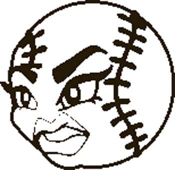 Free animated softball clipart