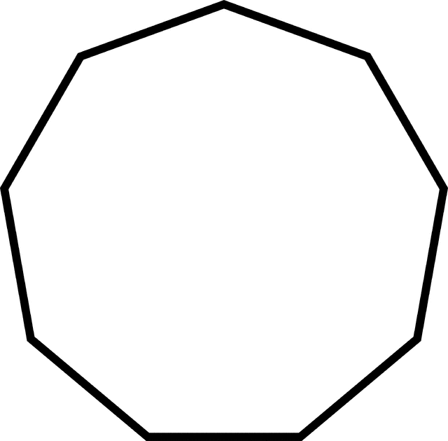 9-sided Polygon | ClipArt ETC