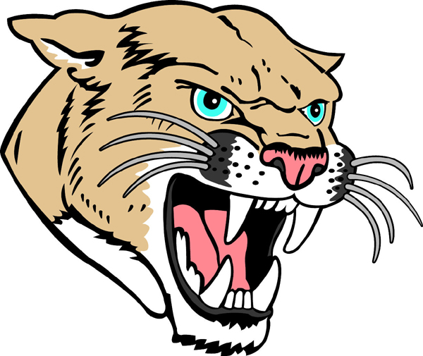 Cougar Mascot Clipart