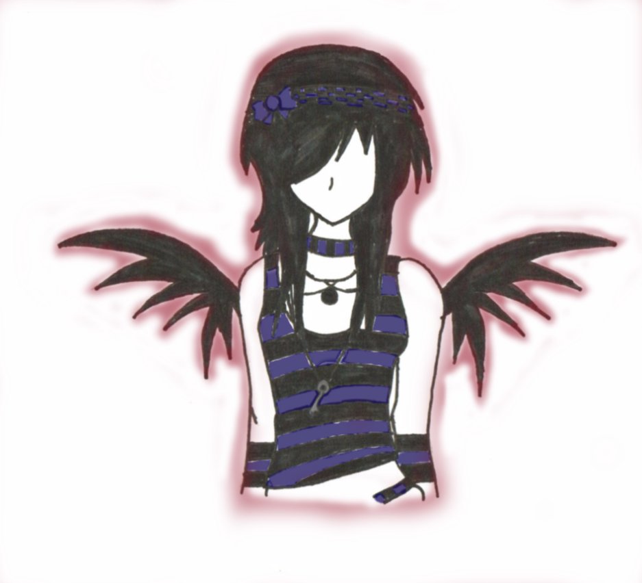 Fallen Angel Girl by silverwolf313 on DeviantArt