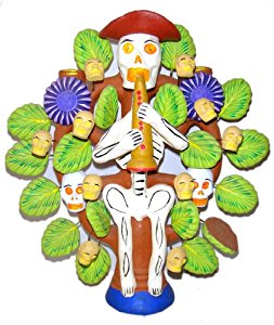 Amazon.com: Mexican Folk Art Tree of Life representing Day of the ...