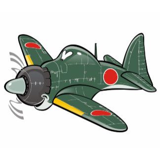 mitsubishi zero caricature | my aviation designs | Pinterest ...