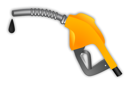 Petrol station gas pistol vector clip art | Public domain vectors