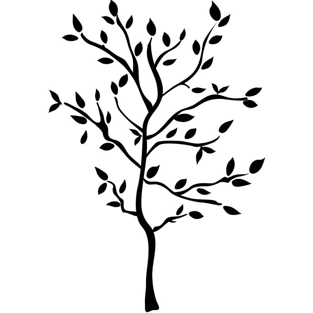 19 in. Tree Branches Peel and Stick Wall Decals-RMK1317GM - The ...