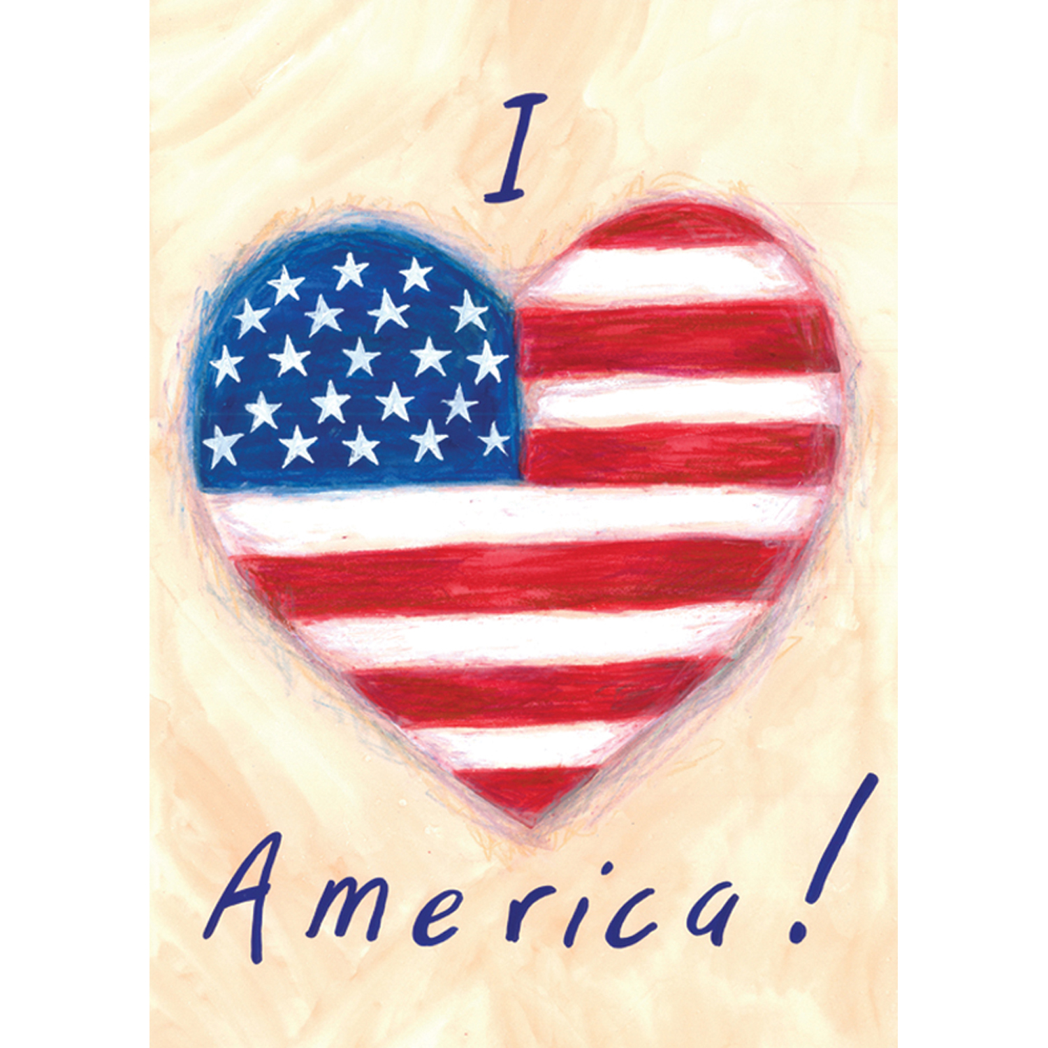 Usa shaped american flag clipart