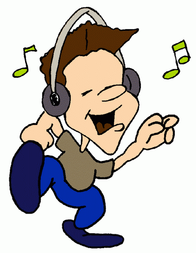 Listening To Music Clipart - Free Clipart Images