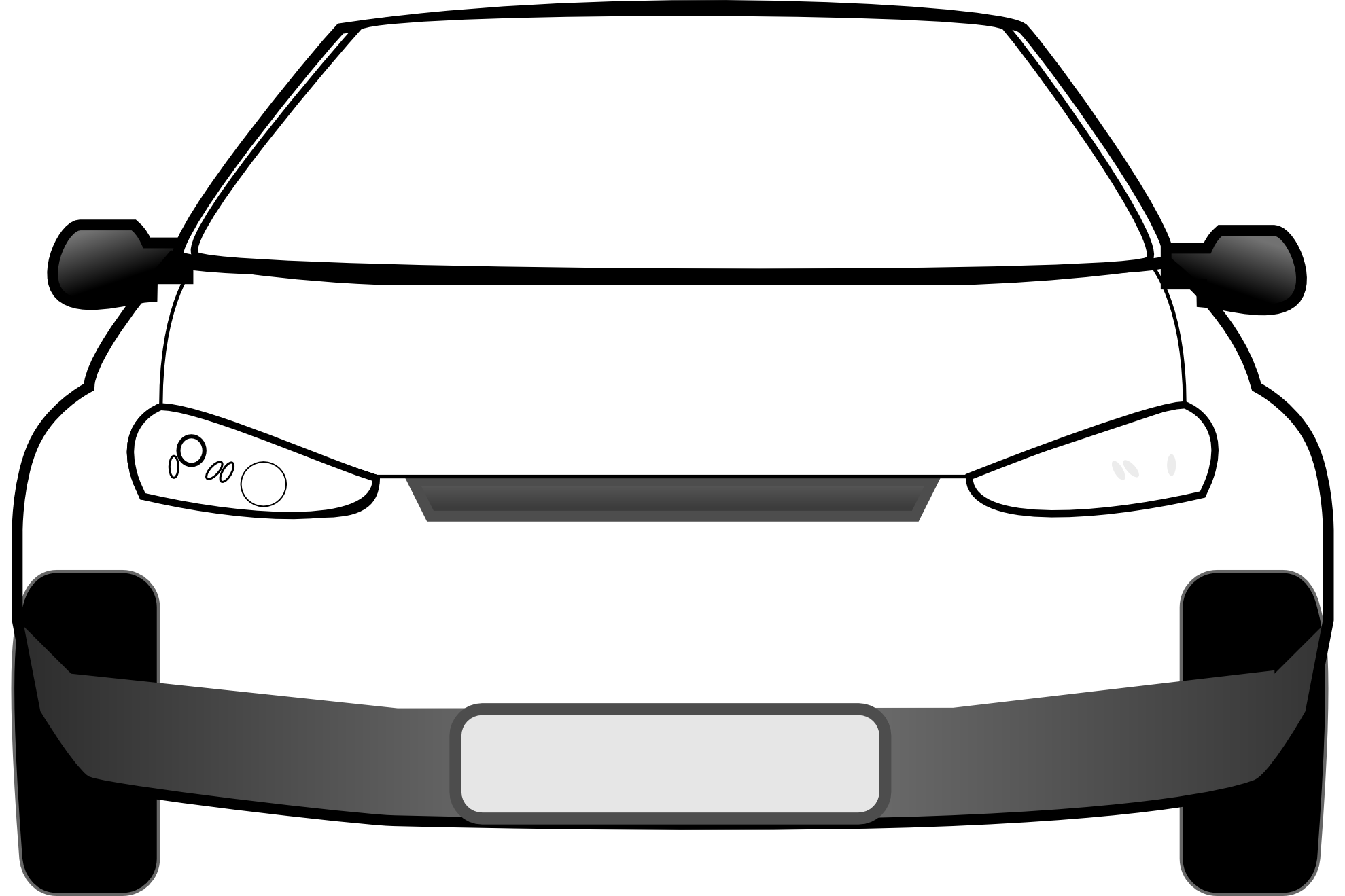 Front veiw car clipart