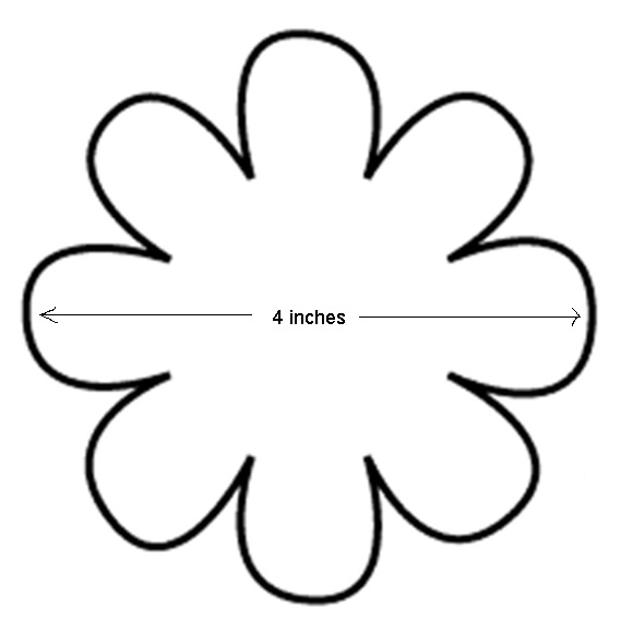 8 Petal Flower Template | Free Download Clip Art | Free Clip Art ...