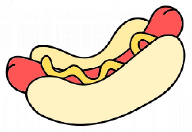 Hotdog - colour Vector | Free Download